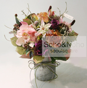 소호앤노호 조화 Silk Flower - 자작나무 vase 